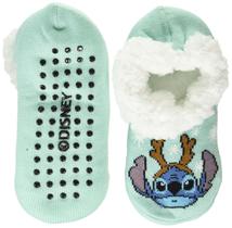 Meias de chinelo Disney Lilo & Stitch Teddy Fur femininas azuis 9-11 Meias de chinelo Disney Lilo & Stitch Teddy Fur femininas azuis 9-11