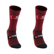 Meias De Ciclismo Até O Joelho Brancas E Pretas, Compressão Para Bicicleta De Estrada, Corrida E MTB