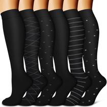 Meias de compressão BLUEENJOY Copper para mulheres e homens (6 pares) Meias de compressão BLUEENJOY Copper para mulheres e homens (6 pares)