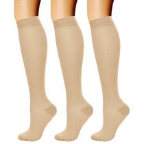 Meias de compressão CHARMKING Circulation 15-20 mmHg (3 pares)