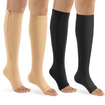 Meias de compressão com zíper de bropite 15-20mmHg para mulheres e homens Meias de compressão com zíper de bropite 15-20mmHg para mulheres e homens