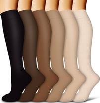 Meias de Compressão COOLOVER com Cobre - 6 Pares (Masculino e Feminino)