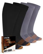 Meias de compressão Doctor's Select Copper Wide Calf 20-30 mmHg