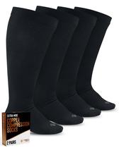 Meias de compressão Doctor's Select Copper Wide Calf 20-30 mmHg