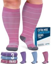 Meias de compressão Doctor's Select Plus Size 20-30 mmHg 6XL Meias de compressão Doctor's Select Plus Size 20-30 mmHg 6XL