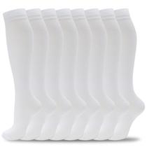 Meias de compressão fenglaoda 8 pares de 20-30 mmHg para homens e mulheres Meias de compressão fenglaoda 8 pares de 20-30 mmHg para homens e mulheres