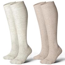 Meias de Compressão LEVSOX de Algodão 20-30 mmHg - 2 Pares (Até o Joelho) Meias de Compressão LEVSOX de Algodão 20-30 mmHg - 2 Pares (Até o Joelho)