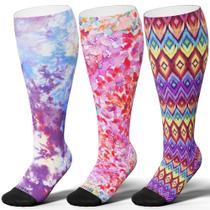 Meias de compressão LEVSOX Wide Calf 15-20 mmHg para mulheres e homens Meias de compressão LEVSOX Wide Calf 15-20 mmHg para mulheres e homens