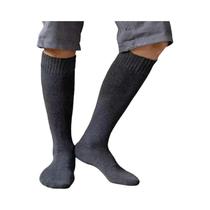 Meias De Compressão Masculinas De Inverno, Longas Até O Joelho, Em Mistura De Lã, Quentes E Grossas,