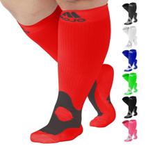 Meias de compressão Mojo A601 para mulheres e homens 20-30mmHg vermelhas Meias de compressão Mojo A601 para mulheres e homens 20-30mmHg vermelhas