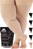 Meias de compressão Mojo para mulheres 20-30 mmHg bege Thigh-Hi Meias de compressão Mojo para mulheres 20-30 mmHg bege Thigh-Hi