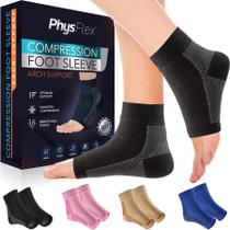 Meias de compressão PhysFlex para alívio da fascite plantar