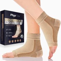 Meias de compressão PhysFlex para alívio da fascite plantar