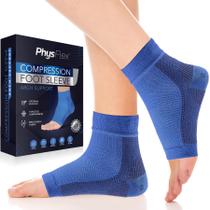 Meias de compressão PhysFlex para alívio da fascite plantar