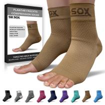 Meias de compressão SB SOX Plantar Fasciitis Relief Nude Large