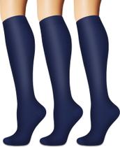 Meias de compressão Sooverki para mulheres e homens (3 pares)