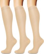 Meias de compressão Sooverki para mulheres e homens (3 pares)