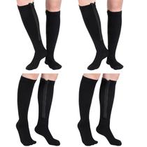 Meias de compressão Tarpop, 4 pares de 20-30 mmHg para homens e mulheres