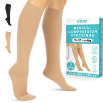 Meias de compressão Vive Knee High 15-20 mmHg Medical Support Meias de compressão Vive Knee High 15-20 mmHg Medical Support