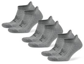 Meias de corrida Balega Hidden Comfort invisíveis, pacote com 3 pares