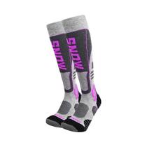 Meias De Esqui De Lã Merino Para Homens E Mulheres, Altura Até O Joelho, Térmicas Para Inverno, Meias De Esqui De Lã Merino Para Homens E Mulheres, Altura Até O Joelho, Térmicas Para Inverno,