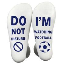 Meias de futebol de algodão com design engraçado para adultos Meias de futebol de algodão com design engraçado para adultos