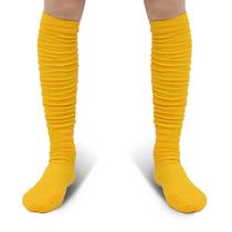 Meias de futebol IRAMY Scrunch Long para homens, jovens e meninos, amarelas Meias de futebol IRAMY Scrunch Long para homens, jovens e meninos, amarelas