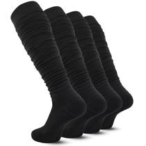 Meias de futebol IRAMY Scrunch Ultra Long, 2 pacotes de algodão