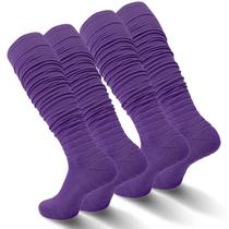 Meias de futebol IRAMY Scrunch Ultra Long, 2 pacotes de algodão