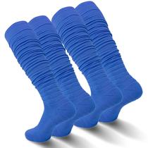 Meias de futebol IRAMY Scrunch Ultra Long, 2 pacotes de algodão