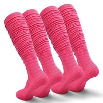 Meias de futebol IRAMY Scrunch Ultra Long, 2 pacotes de algodão Meias de futebol IRAMY Scrunch Ultra Long, 2 pacotes de algodão