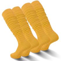 Meias de futebol IRAMY Scrunch Ultra Long, 2 pacotes de algodão