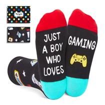 Meias de Gamer HappyPop - Divertidas para Crianças de 4 a 6 Anos Meias de Gamer HappyPop - Divertidas para Crianças de 4 a 6 Anos
