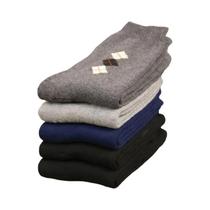 Meias De Inverno Masculinas Grossas De Fleece Terry 5 Pares Casuais Confortáveis E Quentes
