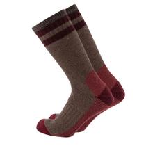 Meias de lã Cerebro Cerebro Merino para homens, caminhadas, trekking, marrom-vermelhas Meias de lã Cerebro Cerebro Merino para homens, caminhadas, trekking, marrom-vermelhas
