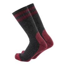 Meias de lã Cerebro Cerebro Merino para homens que caminham em vermelho escuro Meias de lã Cerebro Cerebro Merino para homens que caminham em vermelho escuro