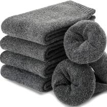 Meias de lã EBMORE para mulheres que caminham termais no inverno, 5 pares Meias de lã EBMORE para mulheres que caminham termais no inverno, 5 pares