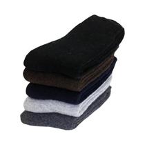 Meias De Lã Merino Grossas E Quentes Para Inverno Femininas E Masculinas, 5 Pares, Tamanho 36-42,