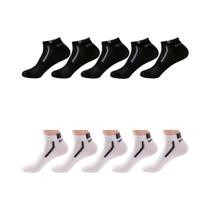 Meias De Malha Respirável Para Homens, 30 Pares, Meias Casuais Em Cores Contrastantes, Absorventes