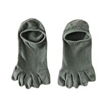 Meias De Malha Respirável Para Homens Com 5 Dedos, Antiodor, Com Grip De Silicone, Antiderrapante,