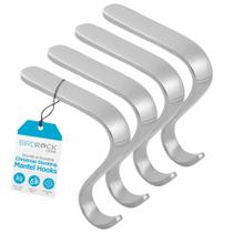 Meias de Natal Mantel Hooks BIRDROCK HOME, pacote com 4