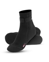 Meias de neoprene Seaskin 3 mm, roupa de mergulho grande preta