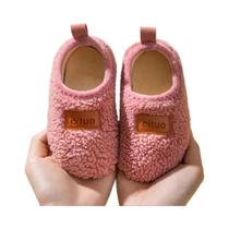 Meias De Pelúcia Para Crianças, Calçados De Inverno E Outono, Solado Macio, Antiderrapante, Pantufas