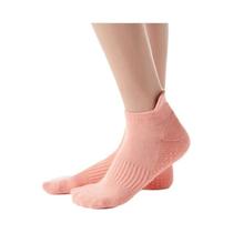Meias De Pilates E Yoga Femininas Antiderrapantes De Algodão Respirável Para Fitness, Academia,