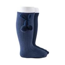 Meias De Princesa Até O Joelho Para Bebês Meninas Com Estampa De Cereja, Aquecedores De Pernas