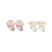 Meias De Princesa Em Renda Para Meninas, Algodão Antiderrapante, 0-3 Anos, Meias Curtas Para Bebês Meias De Princesa Em Renda Para Meninas, Algodão Antiderrapante, 0-3 Anos, Meias Curtas Para Bebês