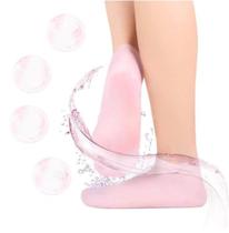 Meias de silicone para aplicação de cremes