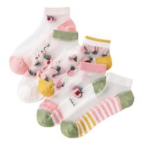 Meias de tornozelo Benefeet Sox Sheer de renda de nylon para mulheres, tamanho 5-8, pacote com 5