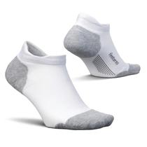 Meias de tornozelo com almofada Elite Max No Show Tab White S