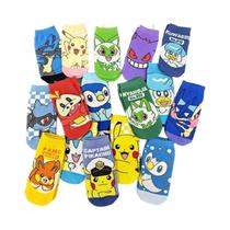 Meias De Tornozelo De Desenho Animado Pokemon Pikachu Gengar Sprigatito 8 16 Pares De Algodão Neutro Meias De Tornozelo De Desenho Animado Pokemon Pikachu Gengar Sprigatito 8 16 Pares De Algodão Neutro